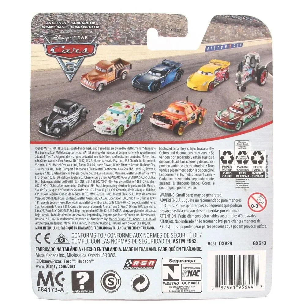 Mattel Disney Pixar Cars H.J. Hollis Cars #68 Next Gen N2O Cola Racer Die-Cast